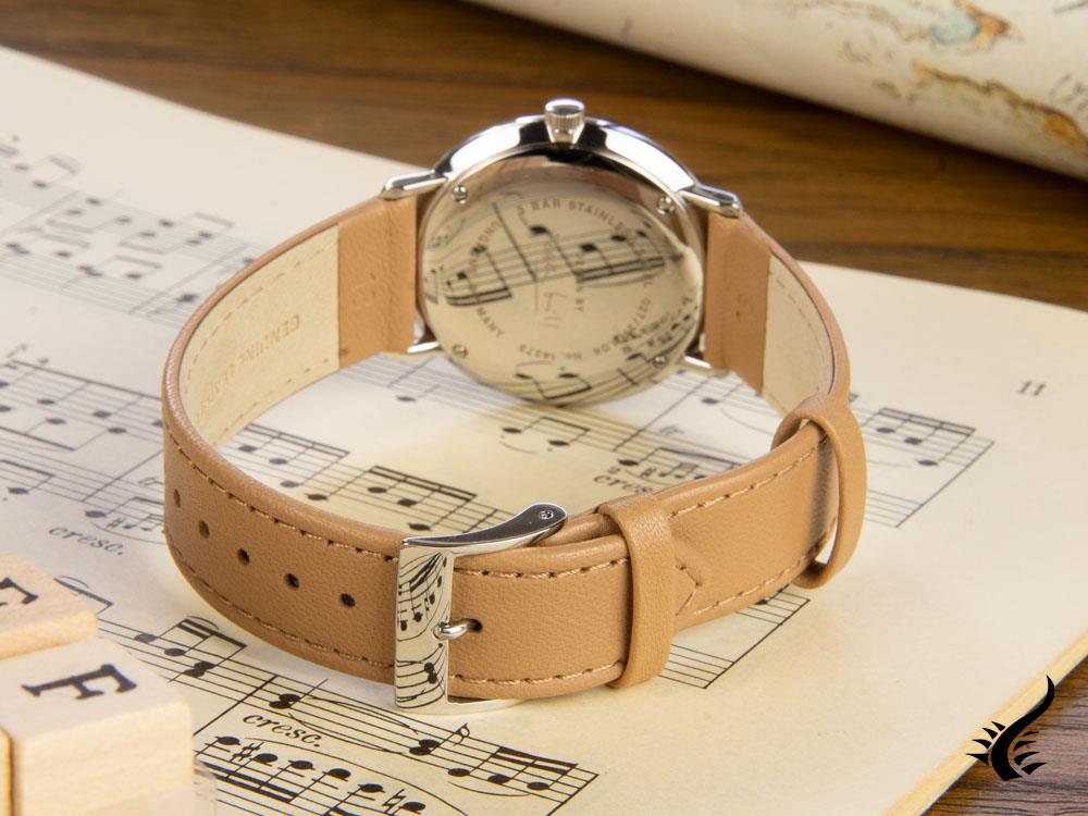 Reloj Manual Junghans Max Bill Handaufzug, J805.1, Blanco, 027/3701.04