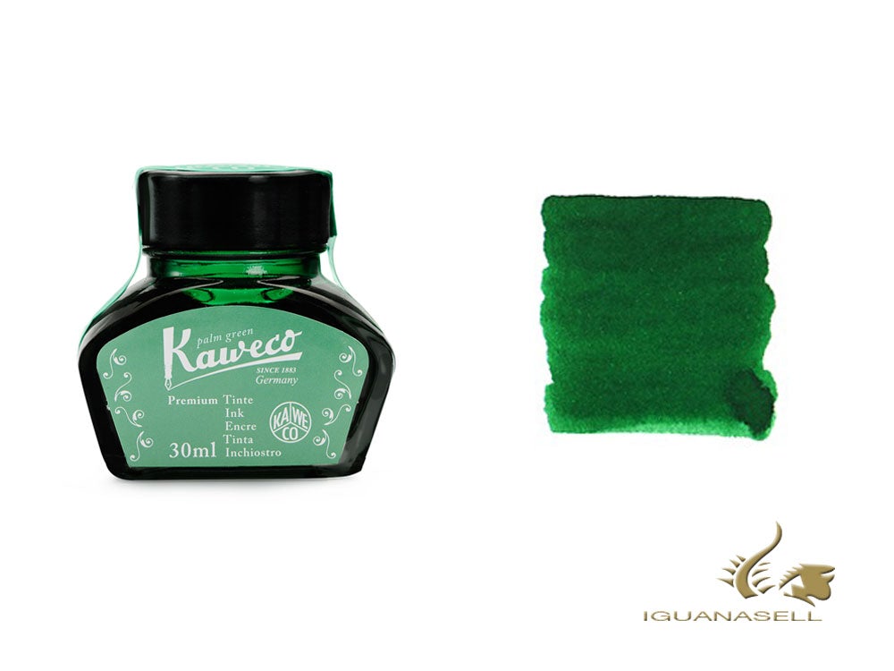 Tintero Kaweco Green Palm, 30ml., Verde, Cristal