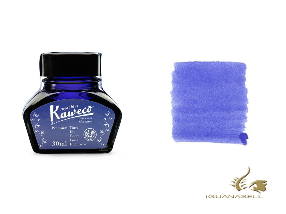 Tintero Kaweco Royal Blue, 30ml., Azul, Cristal