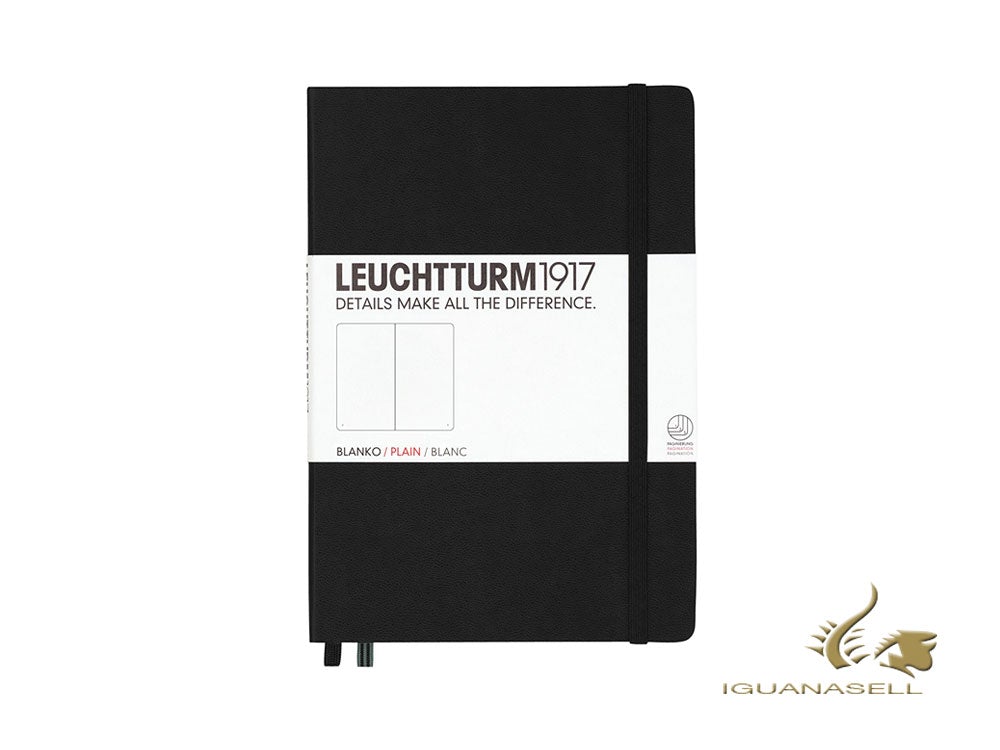 Libreta de notas Leuchtturm1917 Tapa dura, A5, Liso, Negro, 249 páginas, 311333