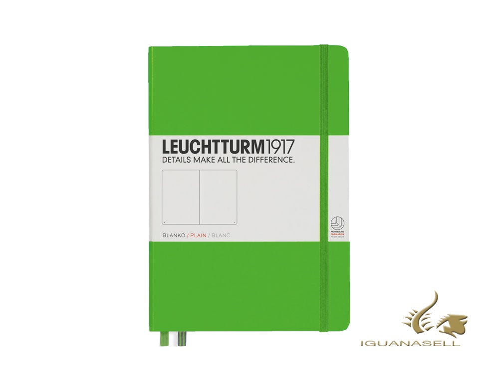 Libreta de notas Leuchtturm1917 Tapa dura, A5, Liso, Fresh Green, 357491
